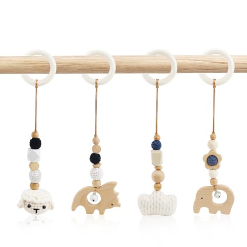 4 Piezas Gimnasio Juguetes De Madera Para Carrito Bebe Juguete Colgante Bebé Montessori Colgantes Para Cochecitos De Bebe Carro Arco De Juegos Actividades Bebe Para Recien Nacido Niños Blanco 4 Piezas Gimnasio Juguetes De Madera Para Carrito Bebe Juguete Colgante Bebé Montessori Colgantes Para Cochecitos De Bebe Carro Arco De Juegos Actividades Bebe Para Recien Nacido Niños Blanco