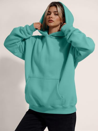 Image of Trendy Queen Women Oversized Hoodies Fall Outfits | Gentle Skin Feel, Aesthetic Drop Shoulder, Large Kangaroo Pocket, Seamless Daily Outfit Match
