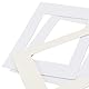 HEIYUET 30er Set 20,8x29,5 cm Passepartout Weiß A4, Passepartout Karton 15x20 cm Innen für Bilder, Fotos, Kunstdrucken
