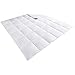 Produktbild UMI. Essentials Weiße Gänsefeder-/daunendecke 6 Tog, Außenhülle aus 100 % Baumwolle, 200 x 200 cm Anti-Hausstaubmilbe (Doppelbettdecke, Weiß)