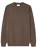 jersey marron mujer Estilo informal Springfield Jersey Básico Gg12 Cuello Redondo con Bordado De Árbol, Marrón, M