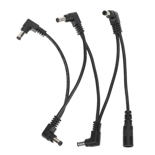 WEKADRIN Cable de Alimentación para Pedal de de Guitarra Diseño Compacto y Flexible Instalación para...