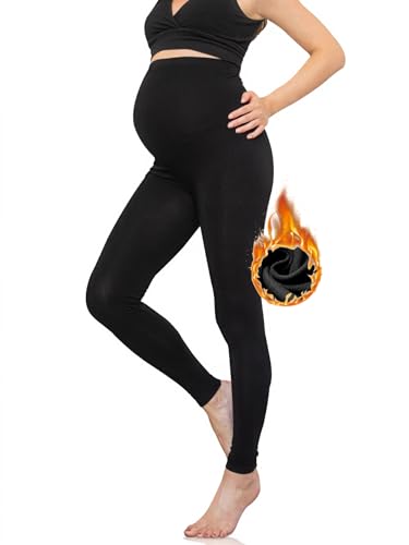 Legging de maternité épais d'automne hiver pantalon de grossesse confortable