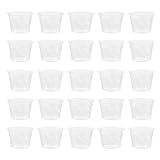 Ciieeo 120Pcs Clear Windproof Candle Cups 2.36In Tea Light Holders Plastic Wind Candle Protector Cups for Home D Cor Romantic Dates Ice Cream Beverage Storage