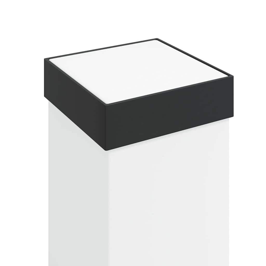 Lámpara de bolardo con sensor de 110 cm, color negro, acero inoxidable, IP44, detector de movimiento, ángulo de detección de 110°, alcance de 8 a 12 m, para jardín, terraza, iluminación de