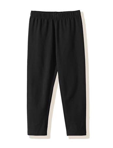 Image of Amazon Brand - Symbol Girl's Cotton Jersey Stretchable Leggings | Ankle Length | Aged 2-14 Years