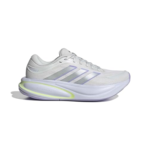 adidas Damen Response 2 Running Shoes, Crystal White/Silver met./Glow Purple, 43 1/3 EU – Ansicht 2