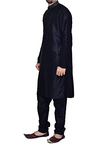 Image of Silk Blend Men's Kurta Pyjama Set /Kurta Pajama for Men