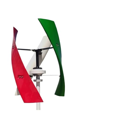 PYPYP Wind Turbine Generator Kit, 10KW Vertical Wind Turbine nerator for Home 10000W 12V 24V 48V Low Noise Free Energry Windmill for Hybrid Solar Wind System(Green,24V_10KW)