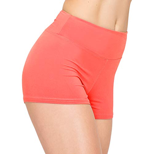 Image of ALWAYS Yoga Shorts for Women - High Waisted Workout Biker Shorts for Yoga, Running & Under Dress Anti-Chafing Comfort