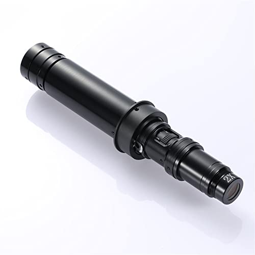 顕微鏡キット 500X/1000X 産業用ビデオ顕微鏡カメラ C マウントレンズ HDMI VGA USB カメラ用の高倍率レンズ 0.75X-5X 顕微鏡レンズアダプター(1000X)