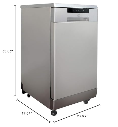 Spt SD-9263SS 18 Inch Wide Portable Stainless Steel Dishwasher thumb #6