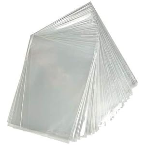 A4 Cello Bags – Pack of 100-40 Microns – 30mm A4 cellophane Bags self Seal – Crystal Clear & Good Thickness – Artwork/Photos/Cards Display/Craft – A4 envelopes Peel and Seal
