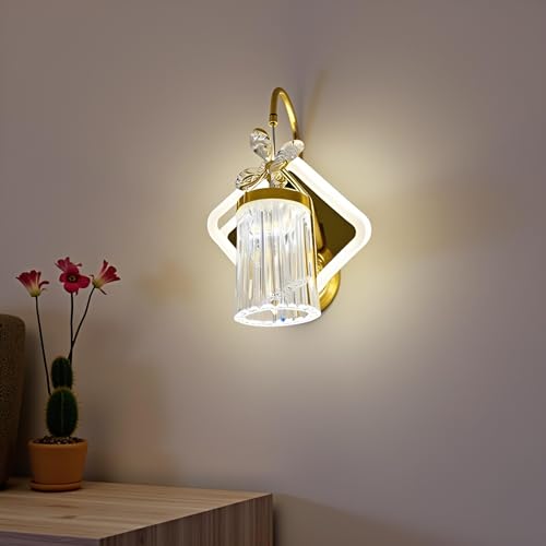 Image of BrightLyt Wall Lights for Living Room, Home Decoration Wall Lamps for Bedroom, Mirror Side Wall Scone Fixtures, Classic Design (Warm, Natural, Cool White)