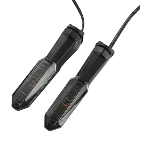 YIXANNX 2 pièces moto LED clignotant lumineux longue durée clignotant pour motos moto plastique Durable