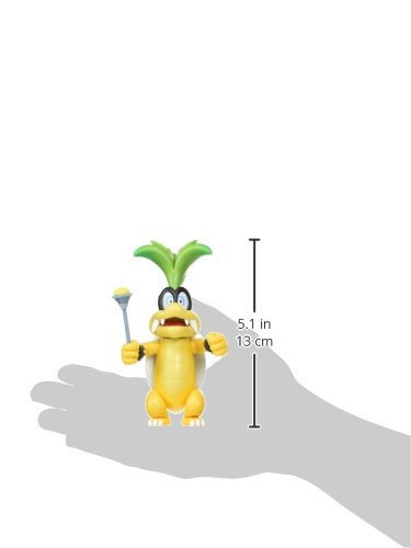 World Of Nintendo 4" Iggy With Wand Toy Figure #TOP7