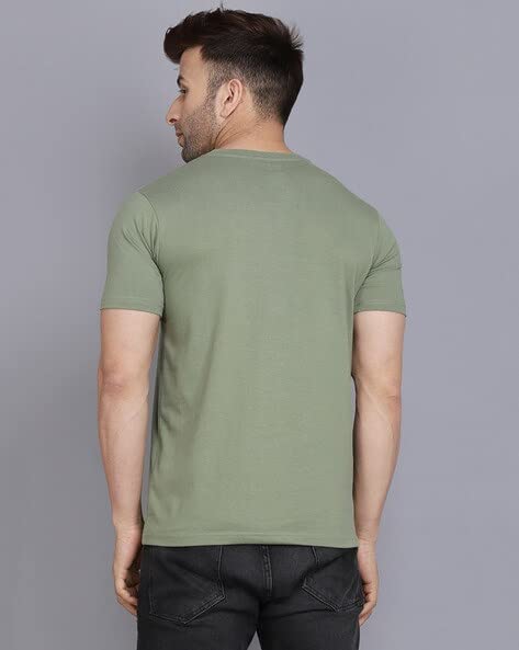 Image of Dry Fit Solid Sports T-Shirt for Men Half Sleeve Regular Fit T-Shirt Running Gym Plain T-Shirt Unisex (Pack of 3)