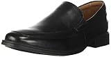 Absatzhöhe: 2.0 cm Clarks Herren Tilden Free Slipper, Schwarz (Black Leather), 43 EU