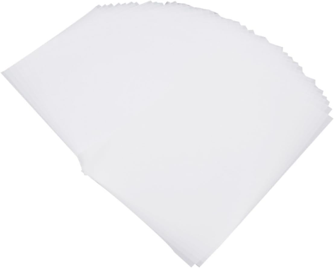 DIYEAH 100Pcs Translucent Tracing Paper Durable Transparent Copying and Calligraphy Paper for Smooth Writing for Sketching and Drawing