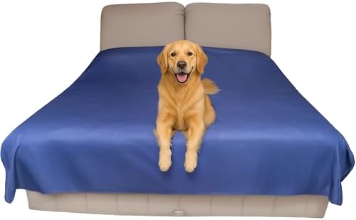 SILLY LEGACY Thin Reversible Waterproof Protective Bed Cover (Kin...