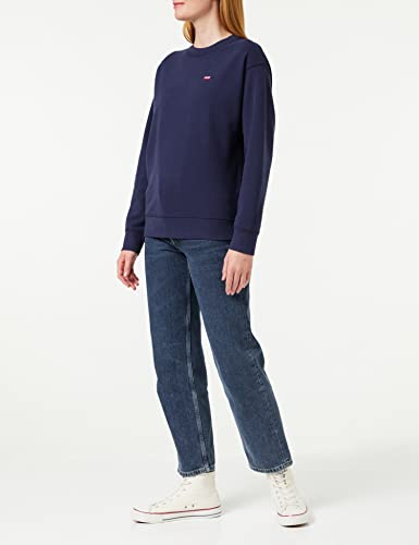 Levi's Damen Standard Crew Sweatshirt,Peacoat,S – Ansicht 3