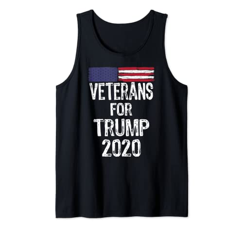 Military Veterans for Trump 2020 Election | Anti Joe Biden Tank Top