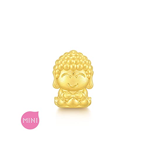 CHOW SANG SANG 999 24K Solid Gold Zodiac Guardian Buddha Mini Charm Bracelet for Women and Men3