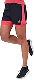 Odlo Damen Essential 3 Inches 2 in 1 Laufhshorts, Black - Paradise Pink, M EU