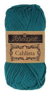 Scheepjes - Scheepjes Cahlista 401 Dark Teal Yarn - 1x50g