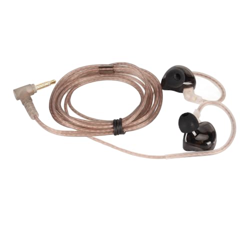 Aramox ZST 1BA+1DD Monitores Internos de Alta Fidelidad, Auriculares Profesionales con Controlador Híbrido con Cable Desmontable, Respuesta de Frecuencia de 20- Hz para Músicos DJ Audiófilos