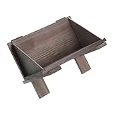 ABOOFAN Mangeoire en Bois pour Bébé Bandeau De Mariée Décor Vintage roulettes De Burea...