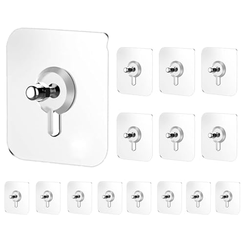 Image of Everline Multi - Functional Steel Over The Door Hook Hanger Organizer /Wall Hook Rack for Hanging Clothes, Towel in Room, Kitchen, Bathroom - Black (7 Hook) (Adhesive Nail Hooks)