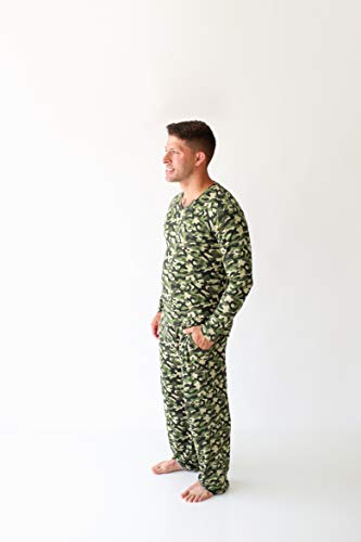 Posh Peanut Adult Pajamas Set - Two Piece Men Loungewear - Soft Viscose from Bamboo Nightwear PJs3