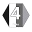 4 Pairs - Black & Deep Grey & Light Grey & White