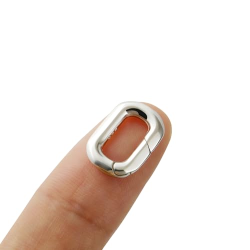 新品未使用品YOSTER シルバー カラビナキーリング、定価27950円 シルバー925 / キーリング シンプルスタイル 55mm カラビナ