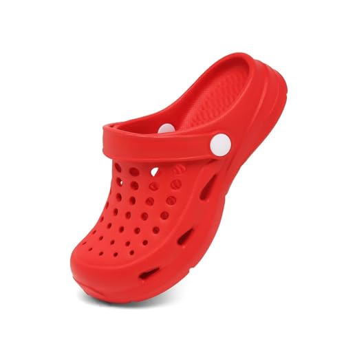 Image of Kids Girls Boys Clogs Garden Shoes Toddler Slip on Sandals Children Water Shower Beach Pool Slippers
