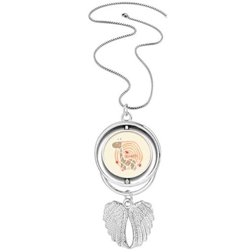 Collier girafe ailes d'ange, un bijou protecteur plein d'amour