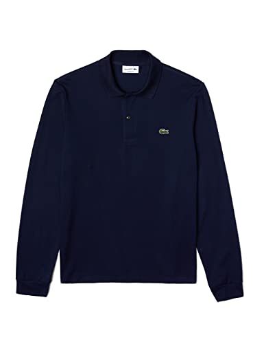 Lacoste L1312 Polo, Azul (Marine Blue), L para Hombre
