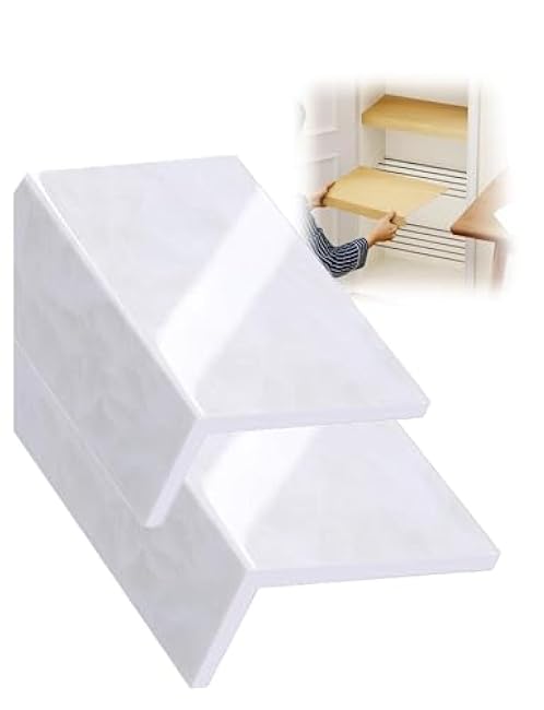 Wire Shelf Covers for Pantry,Faux Wood Shelf Liners,PVC Composite Board Wire Rack Covers for Cabinet/Rental Home/Kitchen,Set of 2(Light Grey,39x9x2in/99x23x5cm)