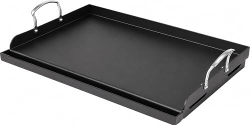 Utheer 25" x 16" Pre-Seasoned Nonstick Cast Iron Griddle for...