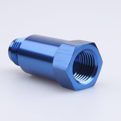 Válvula de ventilación AN6 anti-retorno de aluminio azul para seguridad en tanques de combustible 4