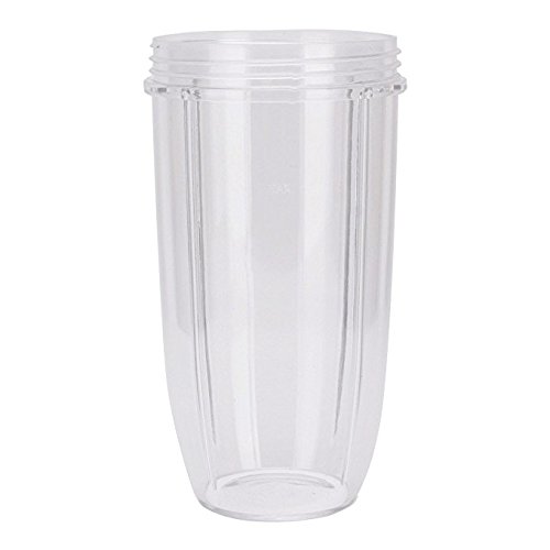 TechX Replacement Jar for Nutri Bullet 600w and Pro 900w Blender (32 Oz/900 ml, Transparent-Grey)-image-1