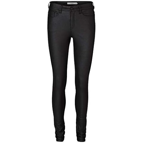 Vero Moda Women's Slim Coated Trousers Cover