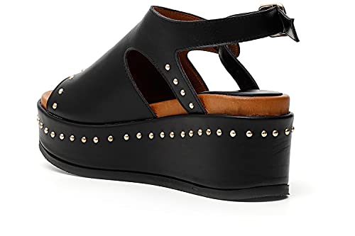 CAFèNOIR Scarpe Basse Donna Sandalo Zeppa collo