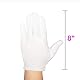 ANDSTON 12 Paar Weiße Handschuhe Baumwolle, Stoff Handschuhe Weiss, Care Baumwollhandschuhe, Bequem und Atmungsaktiv, für Hautpflege, Schmuck Untersuchen, Tägliche Arbeit usw
