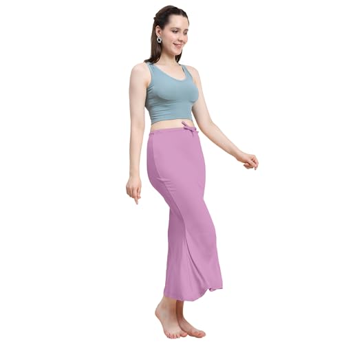 Image of Amazon Brand - Anarva Women Cotton Blended Saree Shapewear Regular Petticoat Skirt For Saree