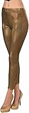Forum Novelties 75207 Futuristic Leggings, One Size, Gold