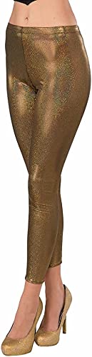 Forum Novelties 75207 Futuristic Leggings, One Size, Gold