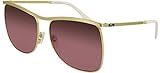  Gucci Gafas de sol GG0820S 004 Gafas de sol Mujer color Oro violeta tamaño de lente 63 mm
