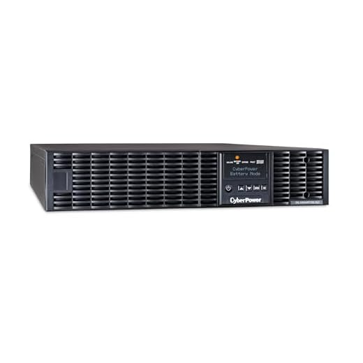 CyberPower OL1500RTXL2U Smart App Online UPS System, 1500VA/1350W, 8 Outlets, 2U Rack/Tower